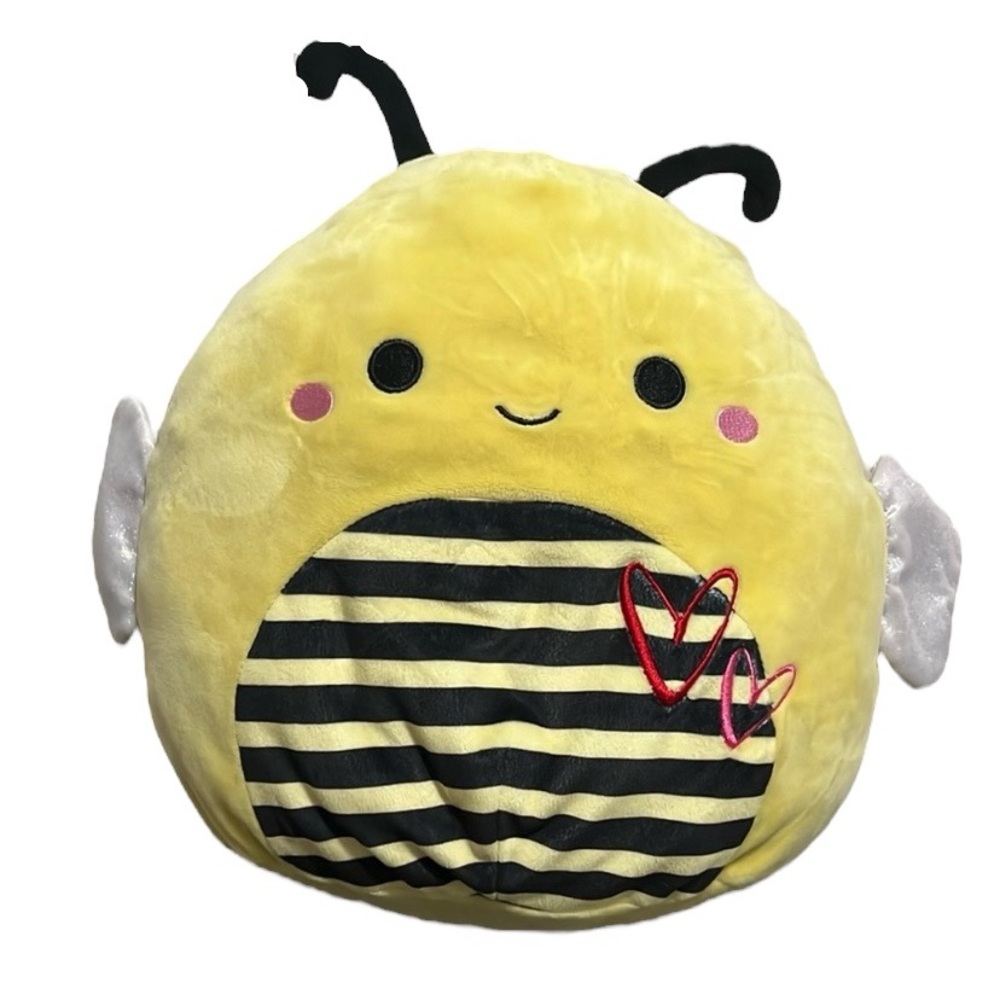Bumblebee Pillow Toy Soft Plush Yellow Medium Size